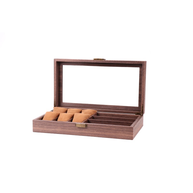 Шкатулка для зберігання годинників та окуляр Craft 6WPU.3SGL.ANTQ Коричневий