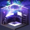 Проєктор No Brand Black Hole Galaxy Projector з таймером і обертом на 360°