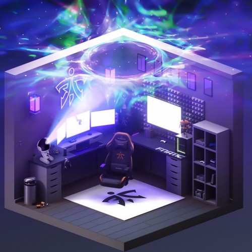 Проєктор No Brand Black Hole Galaxy Projector з таймером і обертом на 360° Проєктор No Brand Black Hole Galaxy Projector з таймером і обертом на 360°