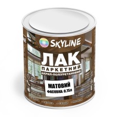 Лак для підлоги Skyline Акрил-поліуретановий Матовий Прозорий 0.75 л
