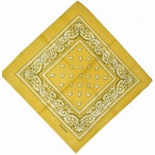 Бандана з малюнком 55х55 Жовта (K016/2)