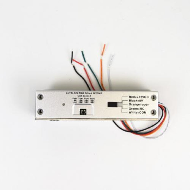 Замок ригельний YB-500U(LED) на скляні двері без рами