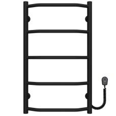 Рушникосушарка електрична Трапеція П5 400х700 Deffi Чорний EF16 (C.TR.70.40.5.E.B.R.5)