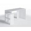 Стіл письмовий Меблева Площа СП-3 130х55х75 см Білий