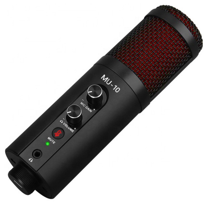 Конденсаторний мікрофон студійний Manchez SU-10 зі штативом USB Black (3_00987)