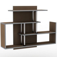 Полиця навісна Тиса Мебель ПУ-21 Яблоня локарно-темна 810x240x1050 мм Полиця навісна Тиса Мебель ПУ-21 Яблоня локарно-темна 810x240x1050 мм