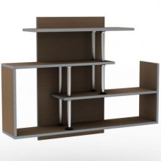 Полиця навісна Тиса Мебель ПУ-21 Яблоня локарно-темна 810x240x1050 мм