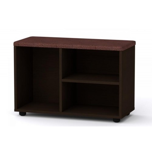 Тумба для взуття Компанит ТО 18 70х30х46,5 см Венге темний Тумба для взуття Компанит ТО 18 70х30х46,5 см Венге темний