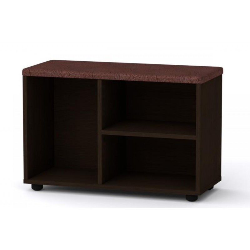 Тумба для взуття Компанит ТО 18 70х30х46,5 см Венге темний