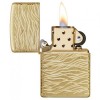 Запальничка бензинова Zippo Armor Luxury Wavy Pattern Design Золотистий (46273)