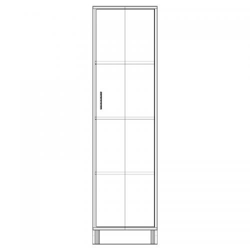 Шафа-Пенал Тиса Мебель ШС-412 Дуб сонома 166x35x45 см Шафа-Пенал Тиса Мебель ШС-412 Дуб сонома 166x35x45 см