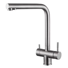 Змішувач для кухні з виходом для питної води Zerix LUX-021 із нерж. сталі SUS304 (ZX4872)
