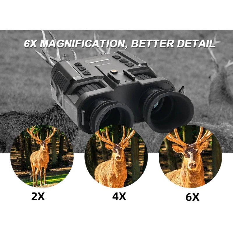 Прилад нічного бачення з кріпленням на голову Binock NV8000 3D Gen2 з відео та фото до 400 м (2059325275)