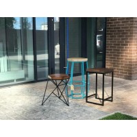 Барний стілець GoodsMetall із металу в стилі ЛОФТ БС17