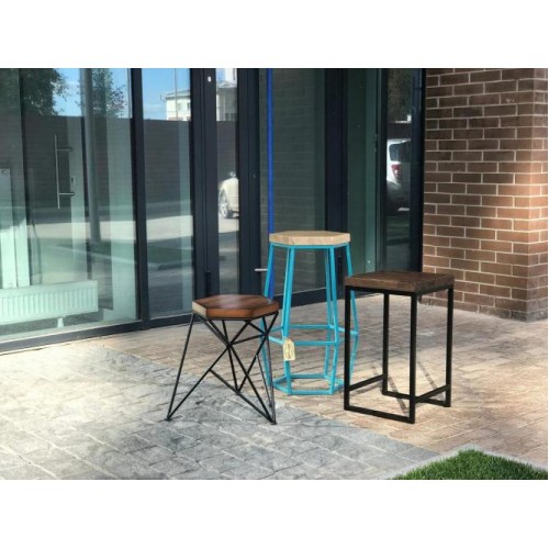 Барний стілець GoodsMetall із металу в стилі ЛОФТ БС17 Барний стілець GoodsMetall із металу в стилі ЛОФТ БС17