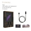 Вібратор 2в1 з язичком Zalo — Hero Twilight Purple, кристал Swarovski в інтернет супермаркеті PbayMarket!