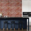 Декоративна ПВХ панель цегла Sticker Wall SW-00001426 960х480х4 мм Коричнево-рожева