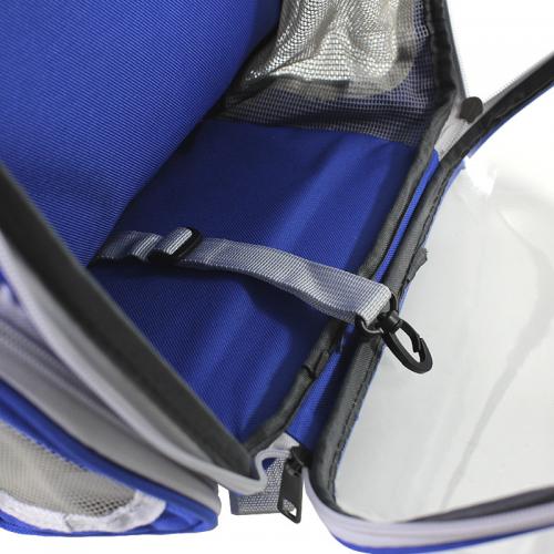 Рюкзак-перенесення Taotaopets 253304 Panoramic Blue 35х25х42 cm з ілюмінатором Рюкзак-перенесення Taotaopets 253304 Panoramic Blue 35х25х42 cm з ілюмінатором