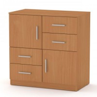 Комод Компаніт 2+4 Бук (84х45х85 см) Комод Компаніт 2+4 Бук (84х45х85 см)
