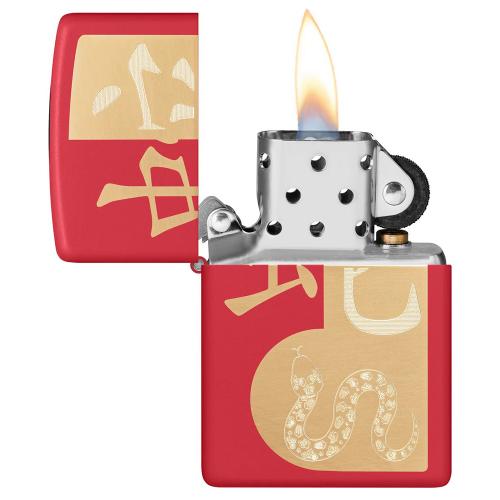 Запальничка бензинова Zippo Year of the Snake 2025 Червоний (46300) Запальничка бензинова Zippo Year of the Snake 2025 Червоний (46300)