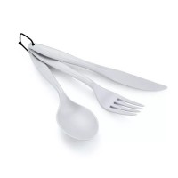 Комплект GSI Outdoors ніж/виделка/ложка Ring Cutlery 3 предмети Білий (1099-70502)