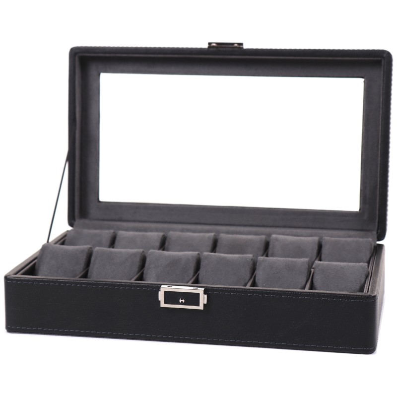 Скринька для зберігання годинників Salvadore Чорний CR/152/12.BL