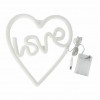 Настінний неоновий світильник нічник Love Серце жовто-рожеве Angel