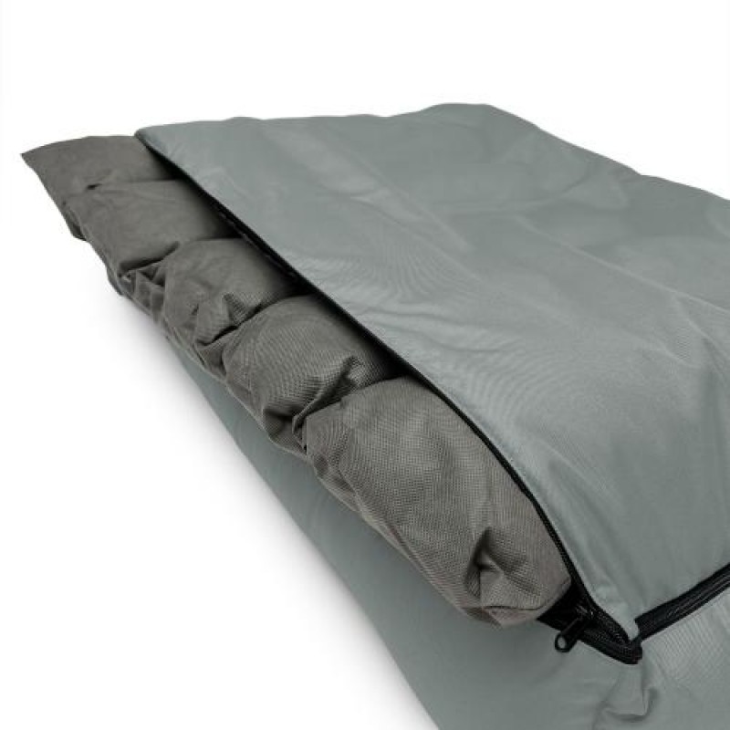 Лежак ліжко для собак всіх порід EGO Bosyak Waterproof 2XL 115х95 Сірий (спальне місце для великих собак)