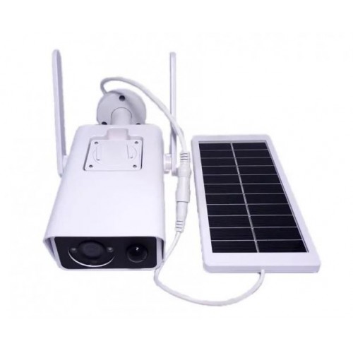 IP камера відеоспостереження RIAS X1 (iCSee APP) Wi-Fi 2MP вулична із сонячною панеллю White (3_02397) IP камера відеоспостереження RIAS X1 (iCSee APP) Wi-Fi 2MP вулична із сонячною панеллю White (3_02397)