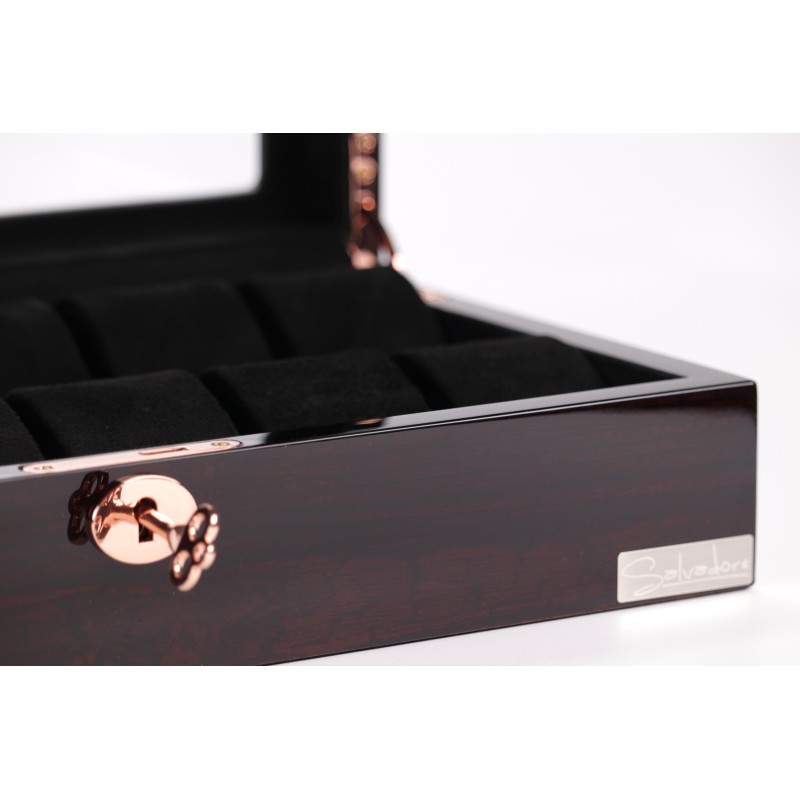 Скринька для зберігання годинників Salvadore 841-12GBF Коричневий (841-12GBF)