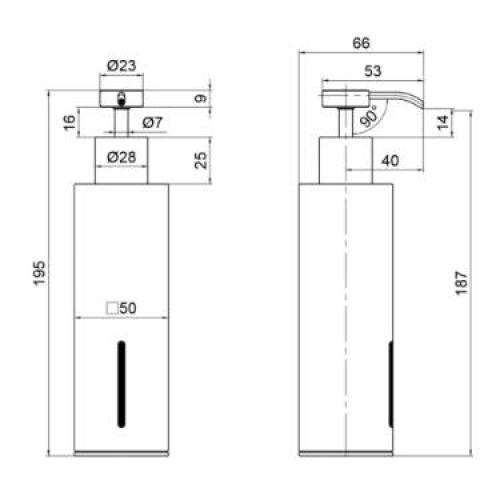 Дозатор для мила Qtap Liberty ANT 1152-2 QTLIBANT11522