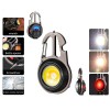 Ліхтарик брелок багатофункціональний COB W5137 Black