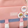 Рюкзак шкільний для дівчинки Hoz CLBDBAG 4 в 1 41х30х14 см Рожевий (SK001632) в інтернет супермаркеті PbayMarket!