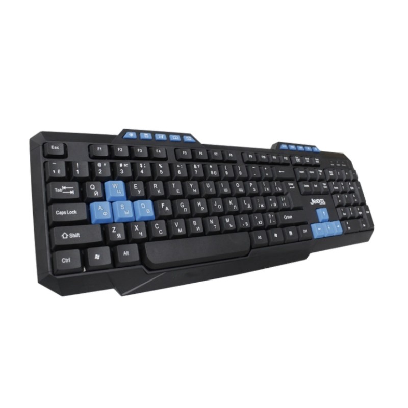 Клавіатура для комп'ютера провідна JEDEL KB-518 Чорна