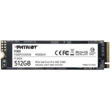 Накопичувач SSD 512GB Patriot P300 M.2 2280 PCIe NVMe 3.0 x4 TLC (P300P512GM28)