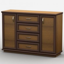 Комод Тиса Мебель АКМ-68 1 Лісовий горіх 45x90x140 см