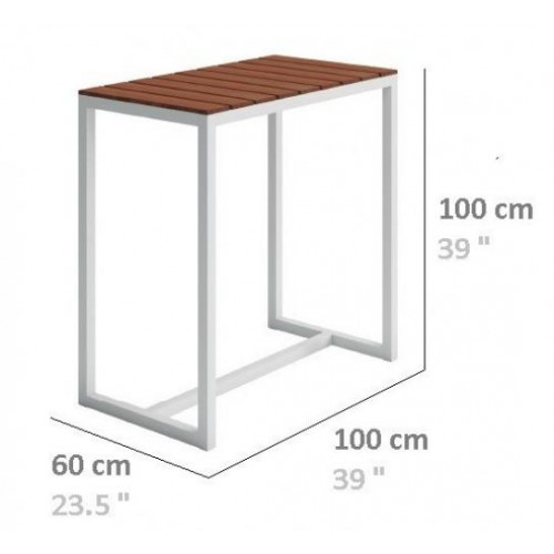 Стіл барний GoodsMetall у стилі Лофт 1000х1000х600 БСТ73 Стіл барний GoodsMetall у стилі Лофт 1000х1000х600 БСТ73