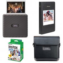 Подарунковий набір Фотопринтер Fujifilm Instax Link Wide/Фотопапір 20 шт/Чохол/Фотоальбом на 64 фото 2516978267