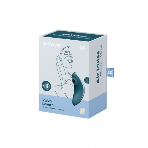 Вакуумний вібратор Satisfyer Vulva Lover 1 Blue в інтернет супермаркеті PbayMarket!