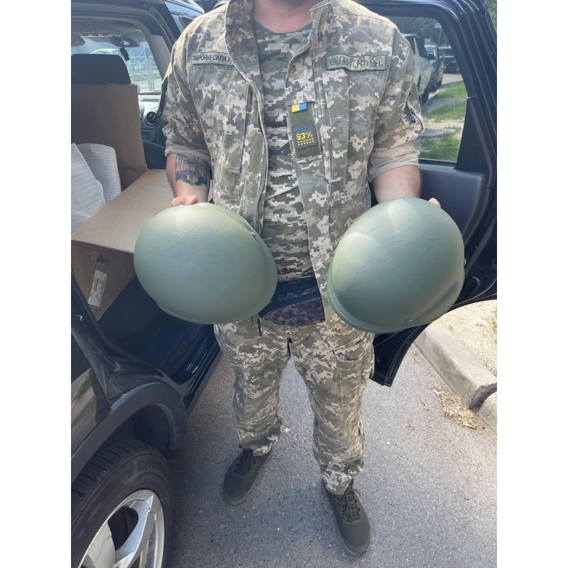 Каска кевларова No Brand NIJ 3A М Оливковий