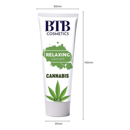 Змазка на гібридній основі BTB Relaxing Lubricant Cannabis (100 мл) в інтернет супермаркеті PbayMarket!