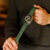 Наручний годинник чоловічий NaviForce Fly ArmyGreen Сріблястий (2743)