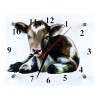 Годинники настінні ДомАрт СГ2 Рік бика Бичок-малюк Тихий хід 20х25х5 см (25596) в інтернет супермаркеті PbayMarket!