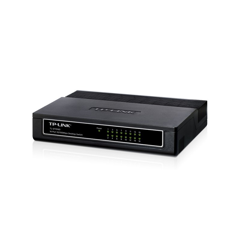 Комутатор TP-Link TL-SF1016D (16х10/100 Мбіт, настільний)