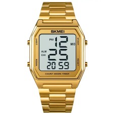 Чоловічий наручний годинник Skmei 1735 Золотистий