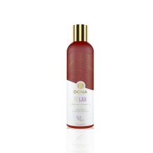 Натуральна масажна олія DONA Relax – Lavender & Tahitian Vanilla (120 мл) з ефірними оліями