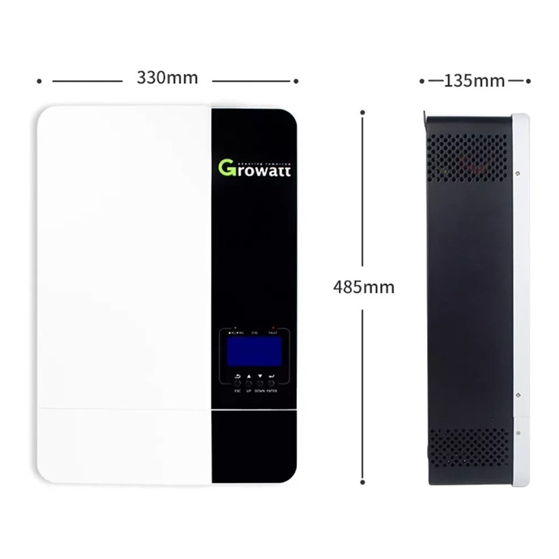 Автономний інвертор 5 кВт сонячний off-grid Growatt SPF 5000 ES, 5000W 48V 100A