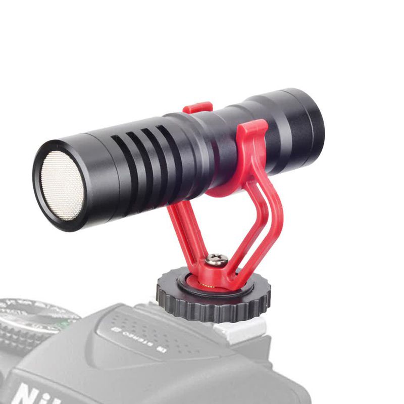 Направлений мікрофон для телефону, камери, фотоаппарату Savetek М100, кардіоїдний, з вітрозахистом