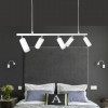 Люстра підвісна MSK Electric Tube в стилі лофт із поворотними плафонами NL 2450-5 WH