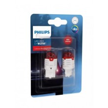 Автолампа діоди PHILIPS 11065U30RB2 W21W LED 12V Ultinon Pro3000 RED